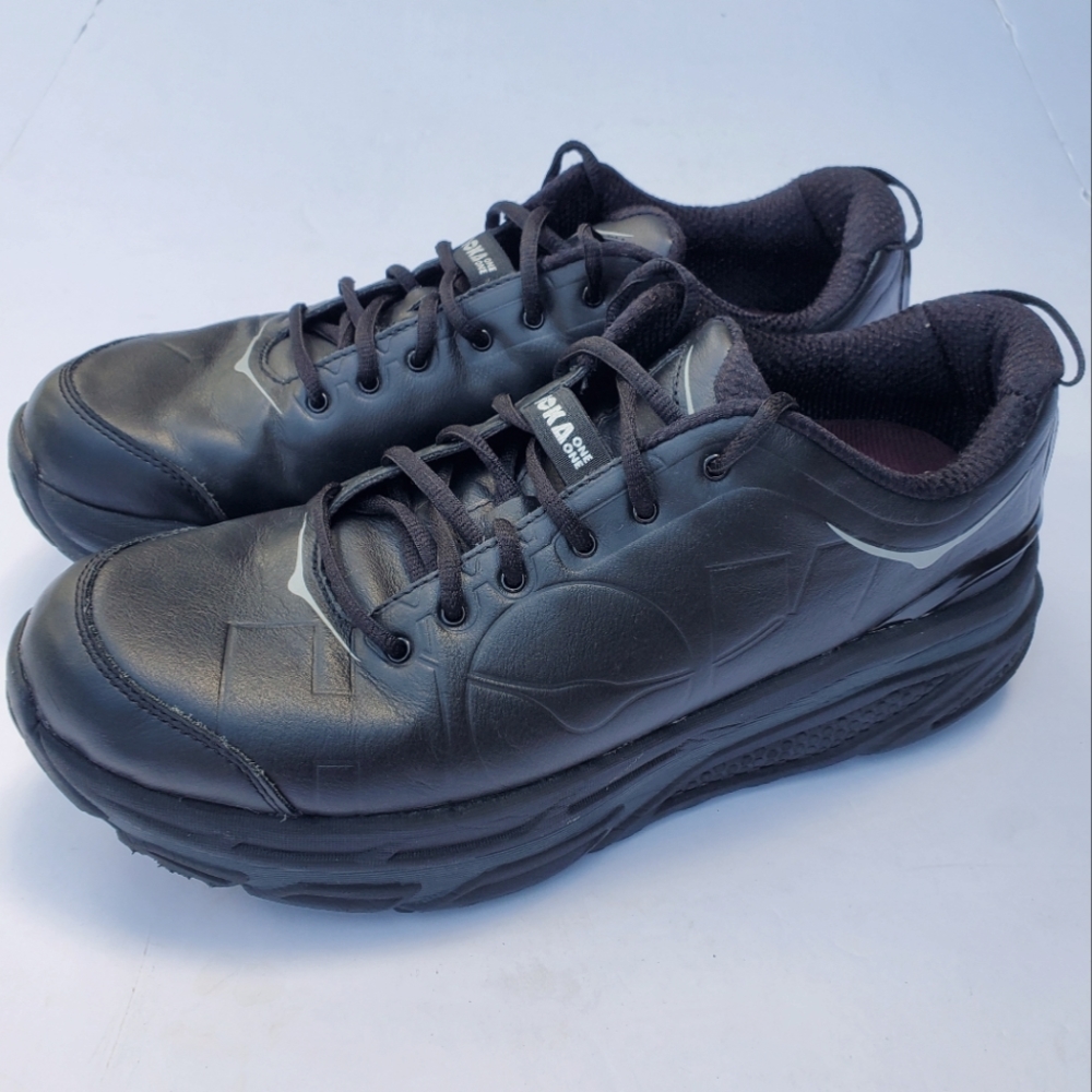 Hoka One One Valor Ltr sneaker, size men's 14, black